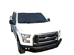 Armour Front Bumper with LED Lights; Black (18-20 F-150, Excluding Raptor)