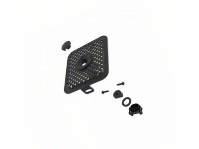 Armour II Front Bumper Sensor Relocation Kit; Black (15-20 F-150)