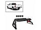 Atlas Roll Bar with 7-Inch Black Round LED Lights; Black (00-25 F-150 Styleside)