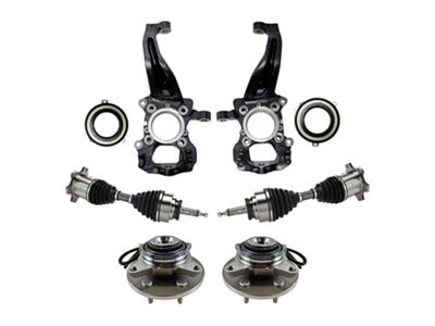 Axles, Wheel Hubs, and Steering Knuckles Kit (05-08 4WD F-150 w/ 6-Lug)