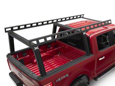 Base K2 Over Cab Rack; Black (01-25 F-150 w/ 5-1/2-Foot Bed)