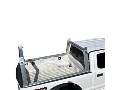 Base K2 Over Cab Rack; Silver (01-24 F-150 w/ 5-1/2-Foot Bed)