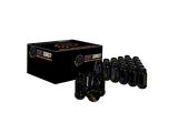 Black Acorn Lug Nuts; M14x1.5; Set of 24 (15-25 F-150)