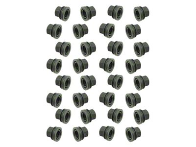 Black Lug Nuts; Set of 32 (00-03 F-150)