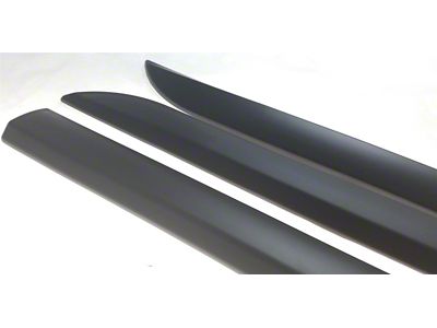 Body Side Moldings; Matte Black (09-20 F-150)