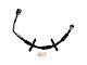 Front and Rear Brake Hose Set; 4-Pieces (04-05 F-150 w/ Steel Line Section)