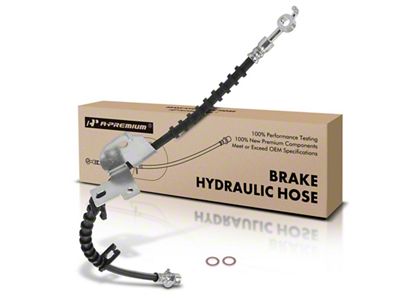 Brake Hydraulic Hose; Front Driver Side (17-20 F-150 Raptor)