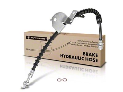 Brake Hydraulic Hose; Front Passenger Side (17-20 F-150 Raptor)