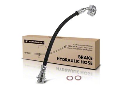 Brake Hydraulic Hose; Outer Rear Driver Side (99-03 F-150 Lightning; 02-03 F-150 Harley Davidson)