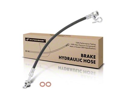 Brake Hydraulic Hose; Outer Rear Driver Side (12-14 F-150 Raptor)