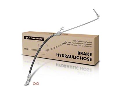 Brake Hydraulic Hose; Rear Driver Side (12-14 F-150 Raptor)