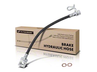 Brake Hydraulic Hose; Rear Passenger Side (04-08 F-150)