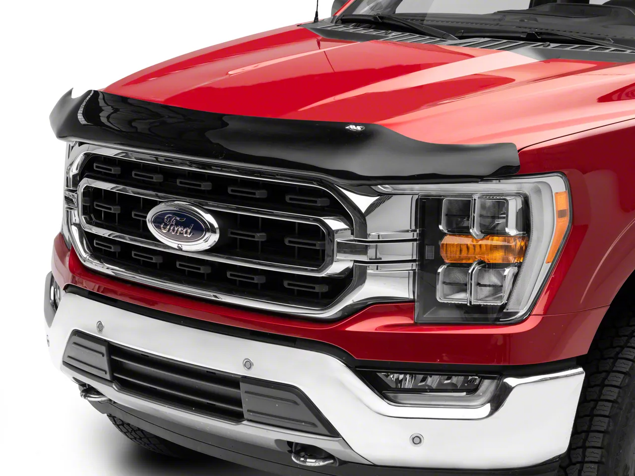 F-150 Bugflector II Hood Shield; Dark Smoke (21-24 F-150, Excluding ...