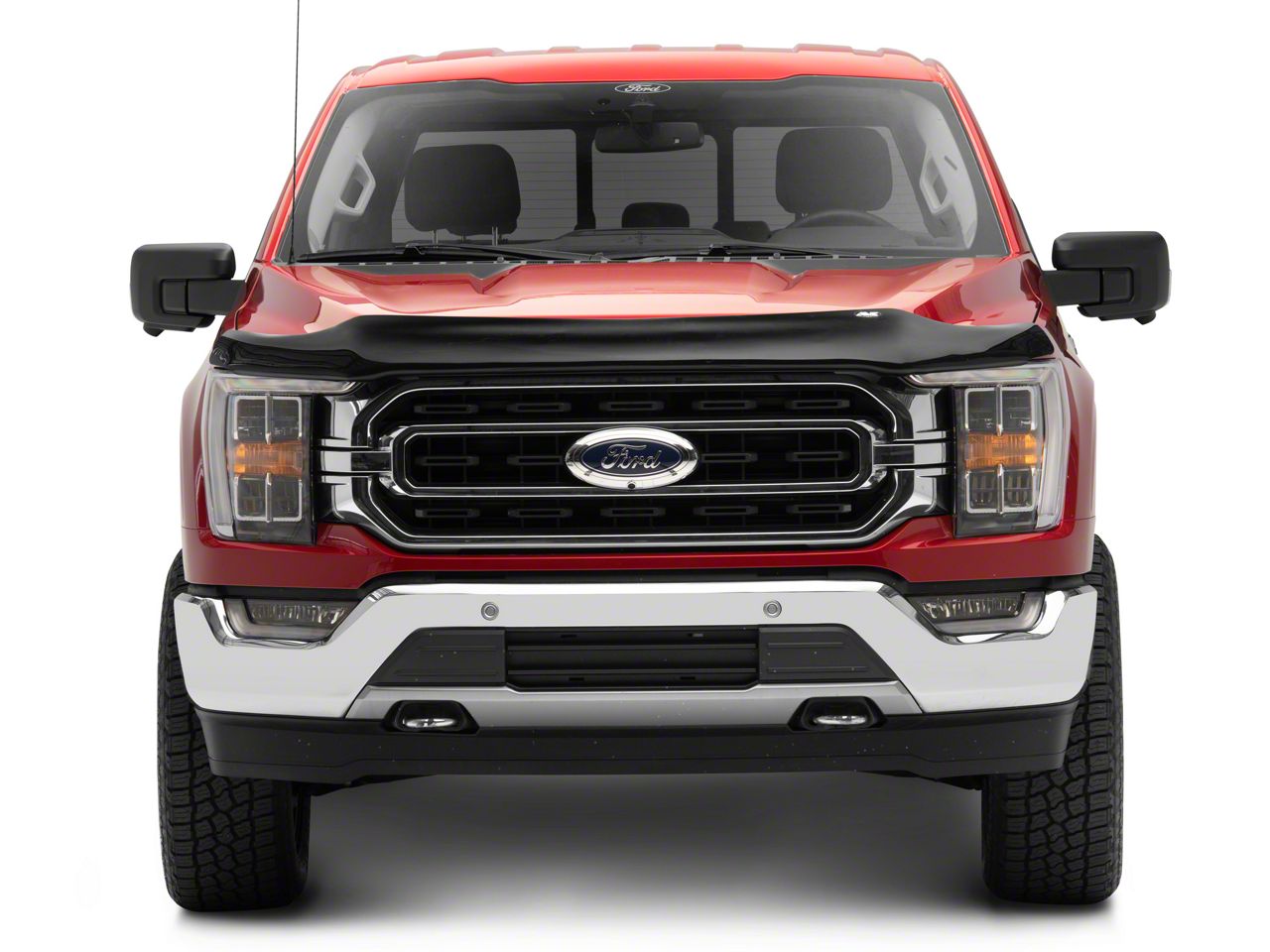 F-150 Bugflector II Hood Shield; Dark Smoke (21-25 F-150, Excluding ...