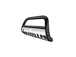 Bull Bar with Stainless Steel Skid Plate; Black (04-25 F-150, Excluding Raptor)