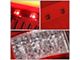 C-Bar LED Tail Lights; Chrome Housing; Red Lens (04-08 F-150 Styleside)