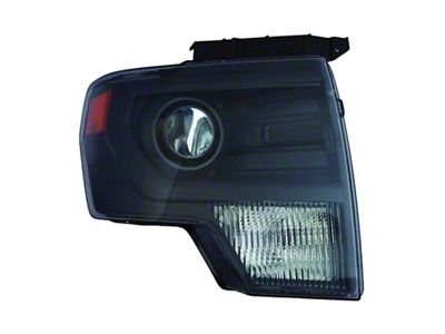 CAPA Replacement HID Headlight; Black Housing; Clear Lens; Passenger Side (13-14 F-150 w/ Factory HID Headlights)