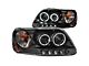 CCFL Halo Projector Headlights; Black Housing; Clear Lens (97-03 F-150)