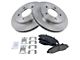 Ceramic 5-Lug Brake Rotor and Pad Kit; Front (97-03 4WD F-150)