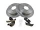 Ceramic 5-Lug Brake Rotor, Pad and Parking Shoe Kit; Rear (99-03 F-150)