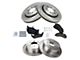 Ceramic 6-Lug Brake Rotor and Pad Kit; Front and Rear (10-11 F-150)