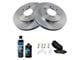 Ceramic 6-Lug Brake Rotor and Pad Kit; Front (04-08 4WD F-150)