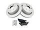 Ceramic 6-Lug Brake Rotor and Pad Kit; Rear (12-14 F-150; 15-18 F-150 w/ Manual Parking Brake)