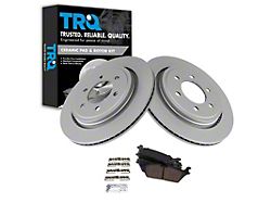 Ceramic 6-Lug Brake Rotor and Pad Kit; Rear (15-17 F-150 w/ Electric Parking Brake)