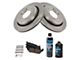 Ceramic 6-Lug Brake Rotor and Pad Kit; Rear (15-17 F-150 w/ Electric Parking Brake)