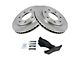 Ceramic 7-Lug Brake Rotor and Pad Kit; Front (99-03 4WD F-150)