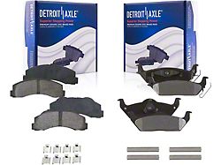 Ceramic Brake Pads; Front and Rear (10-11 F-150)