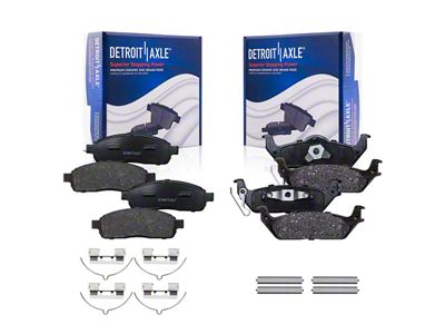 Ceramic Brake Pads; Front and Rear (2009 F-150)