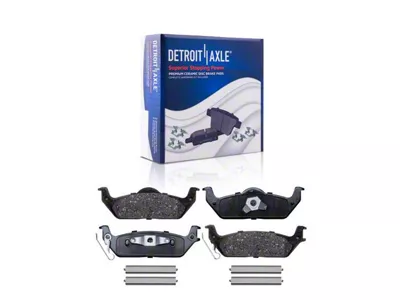 Ceramic Brake Pads; Rear Pair (04-11 F-150)