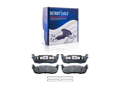 Ceramic Brake Pads; Rear Pair (99-03 F-150 w/ Rear Disc Brakes)