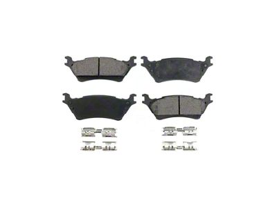 Ceramic Brake Pads; Rear Pair (12-14 F-150; 15-20 F-150 w/ Manual Parking Brake)