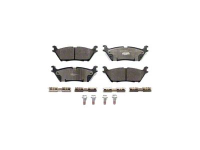 Ceramic Brake Pads; Rear Pair (15-20 F-150 w/ Electric Parking Brake)