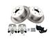 Ceramic 6-Lug Brake Rotor, Pad and Caliper Kit; Rear (04-11 F-150)