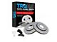 Ceramic Performance 6-Lug Brake Rotor and Pad Kit; Front (10-17 F-150)