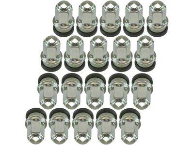 Chrome Lug Nuts; Set of 20 (00-03 F-150)