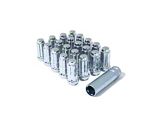 Chrome Open End Spline Lug Nuts; M14 x 1.5; Set of 24 (15-24 F-150)