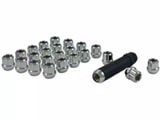 Chrome Open End Spline Lug Nuts; M14 x 1.5; Set of 24 (15-25 F-150)