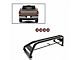 Classic Roll Bar with 5.30-Inch Red Round Flood LED Lights; Stainless Steel (00-24 F-150 Styleside)