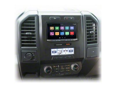 Complete Radio Replacement Kit with Integrated Climate Controls (15-20 F-150 w/ 8-Inch Display)