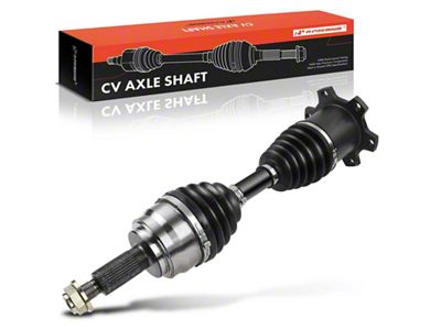 CV Axle Shaft Assembly with Heavy Duty Thermoplastic Outboard Boot; Front (97-03 4WD F-150)