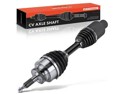 CV Axle Shaft Assembly with Heavy Duty Thermoplastic Outboard Boot; Front Passenger Side (15-20 4WD F-150)