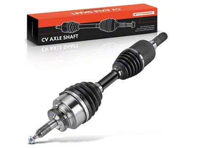 CV Axle Shaft Assembly with Heavy Duty Thermoplastic Outboard Boot; Front Passenger Side (15-20 4WD F-150)