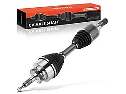 CV Axle Shaft Assembly with Standard Neoprene Outboard Boot; Front Driver Side (15-20 4WD F-150)