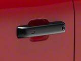 Chrome Delete Door Handle Covers; Gloss Black (21-25 F-150 SuperCrew)