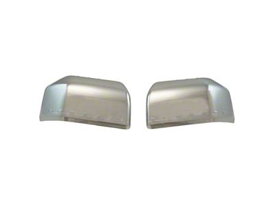 Door Mirror Covers; Chrome (15-18 F-150)