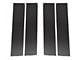 Door Pillar Accent Trim; Domed Carbon Fiber (09-14 F-150 SuperCab, SuperCrew)